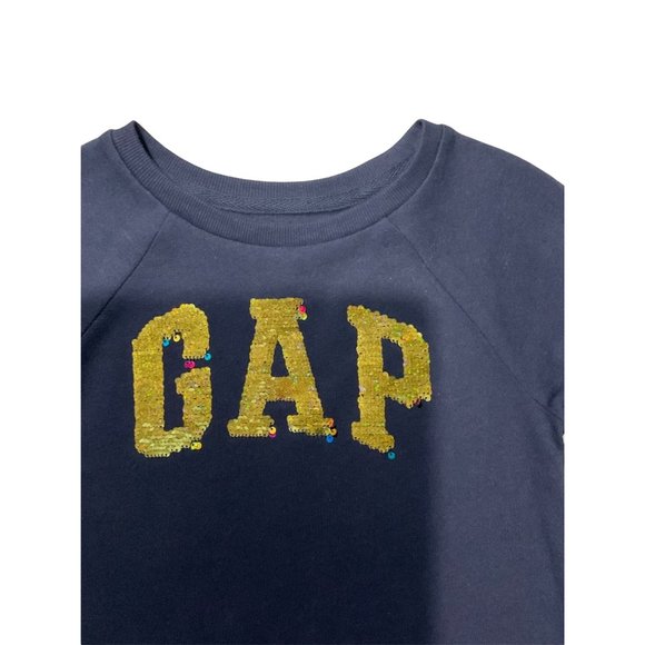 GAP KIDS RUFFLED LONG SLEEVE SWEATER DRESS - Picture 5 of 6